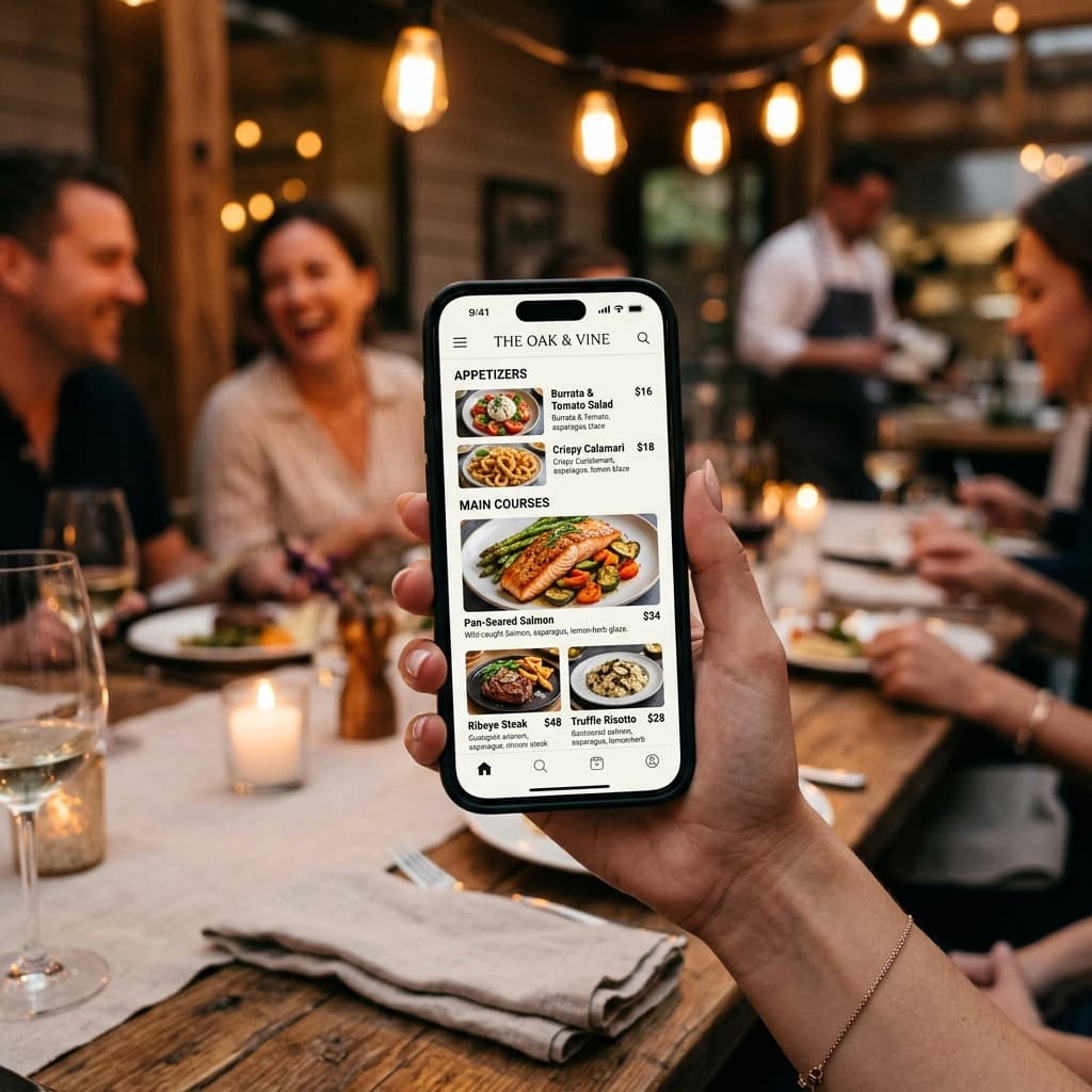 BytesYou AI menu on phone